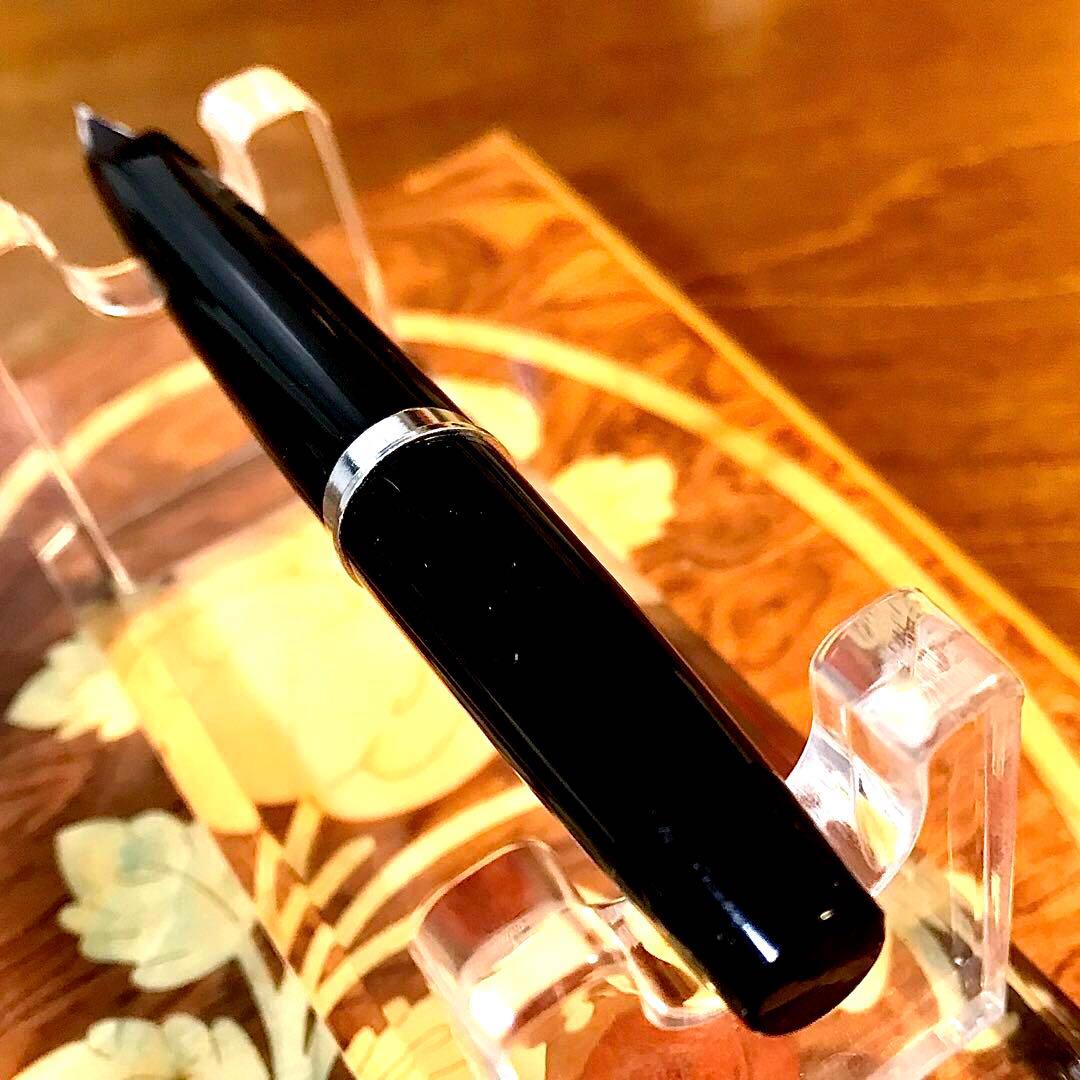 ☆超お勧め☆書き味抜群☆美しいパイロット万年筆エリート格子柄(M)シルバー