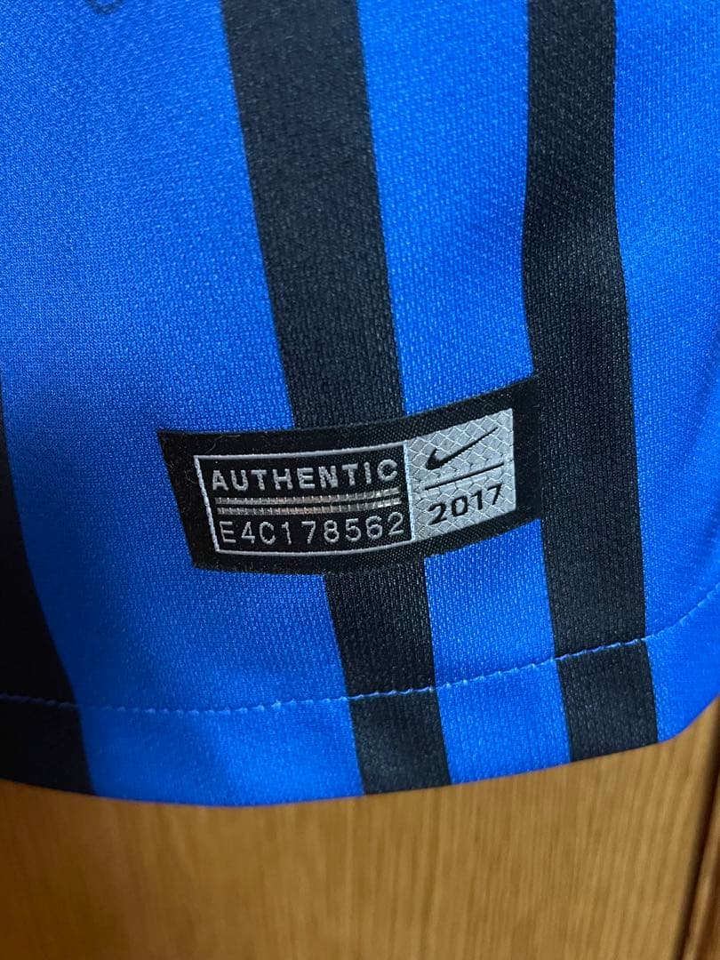 インテル　サイン入りユニフォーム　2017年　Inter セリエA