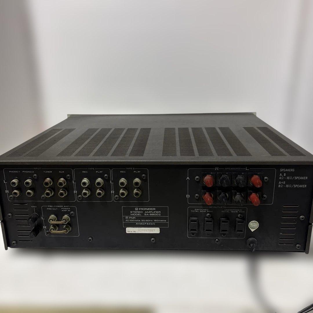 ジャンク　PIONEER パイオニア プリメインアンプ SA-8800Ⅱ