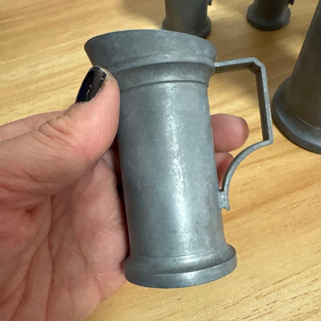 フランス　ピューター製　計量カップ