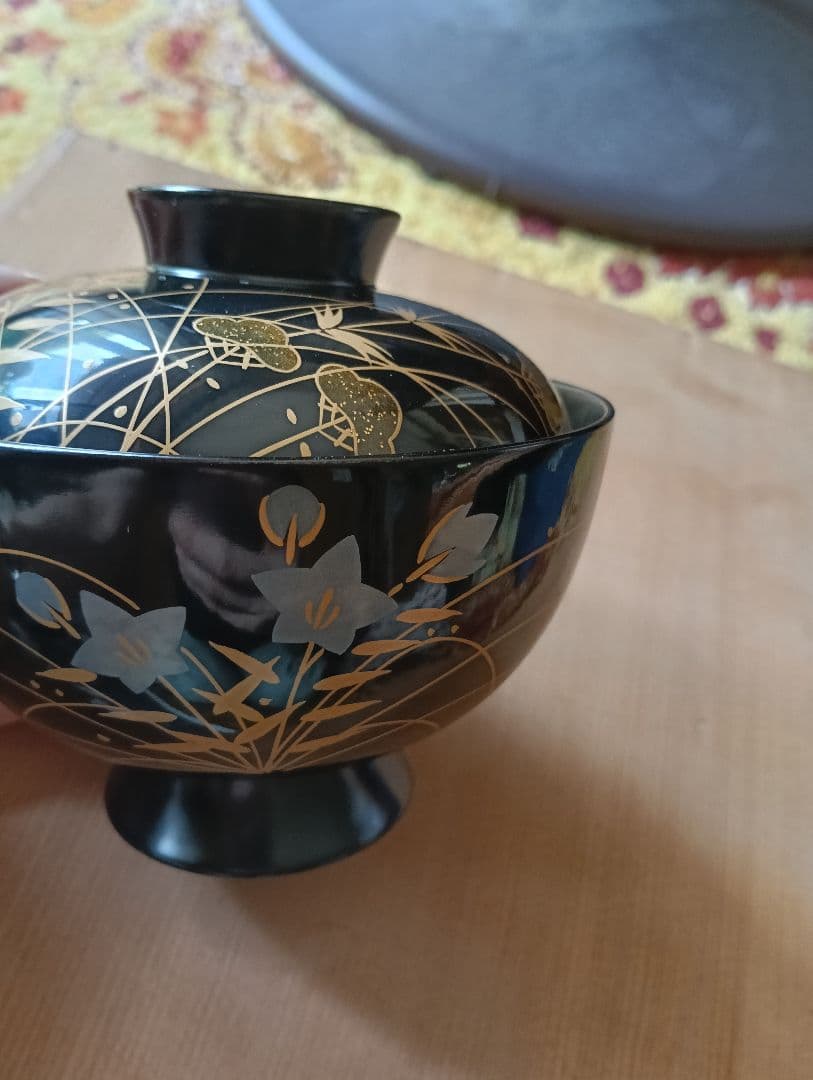 漆器　輪島塗　木製　蓋付椀　お煮物椀　吸物椀　9客