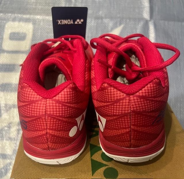 新品YONEX バドミントンシューズ SHBAZ2MY ルビーレッド
