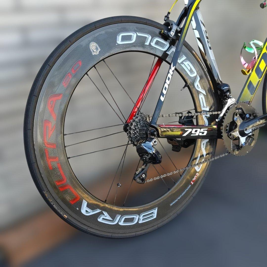 カンパニョーロボーラー ウルトラ80 ホイール前後 Lookフレーム は除く