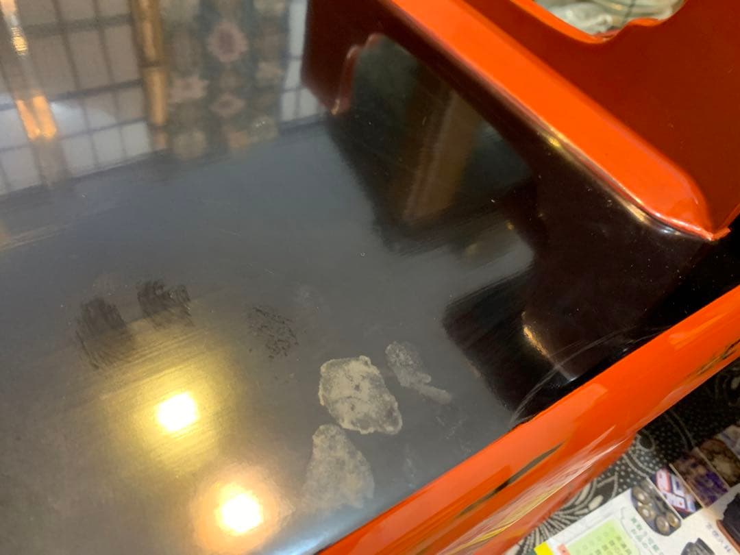 輪島塗　根来　御膳　足付膳　会席膳　５客　膳