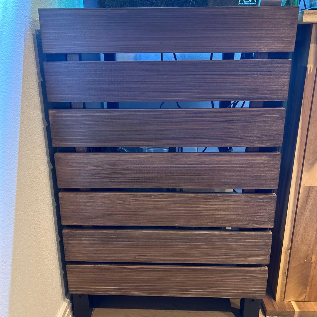 水槽台目隠　ニッソーウッドデコスタンド460用【サイド用】