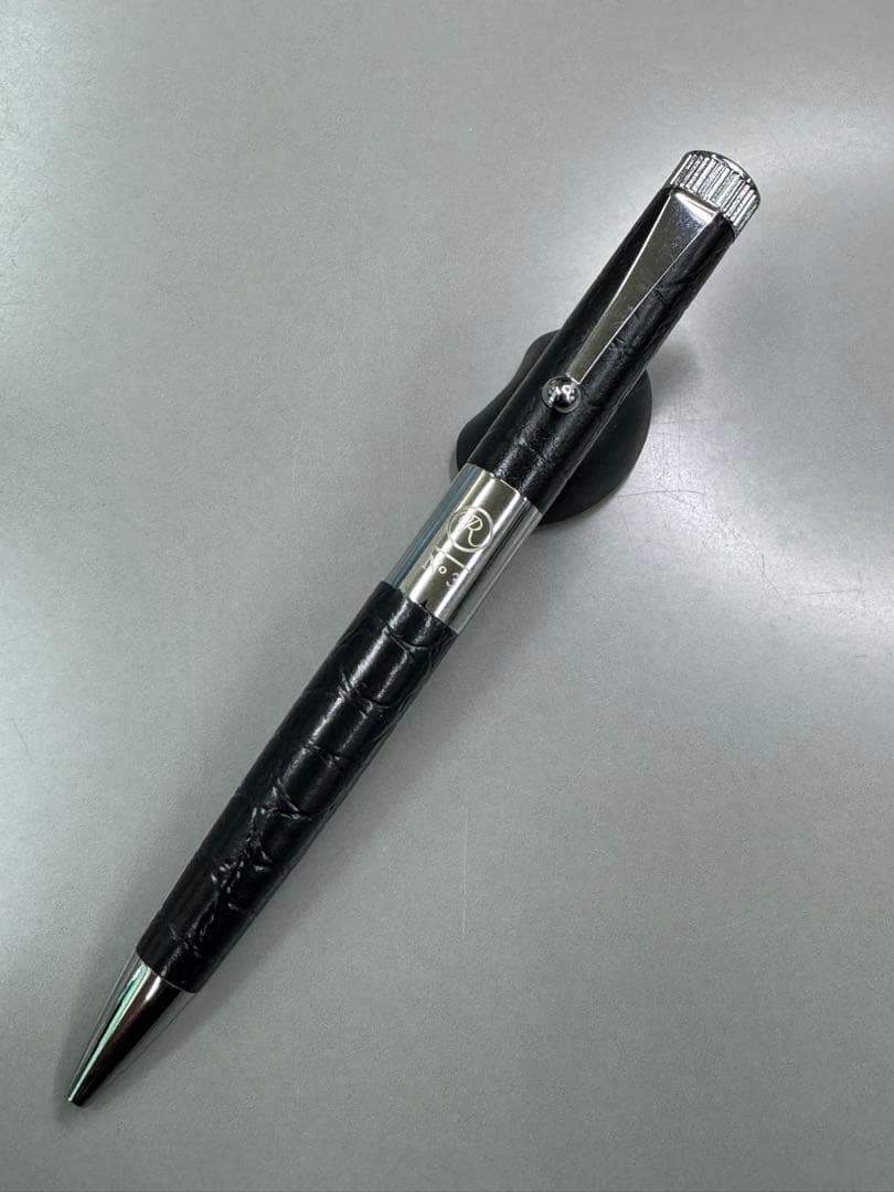 ROMEO no.3 ボールペン　レザー　クロコ型押し