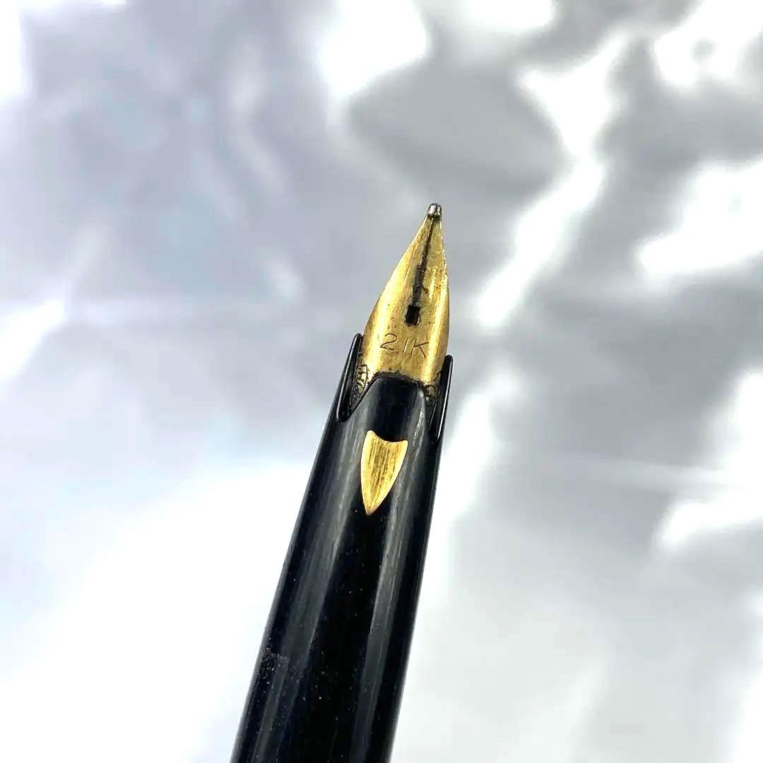 美品✨SAILOR 万年筆 ペン先21K 205 セーラー ブラック ゴールド