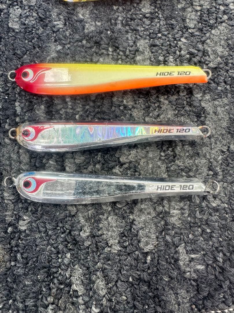 ボウズレス　HIDE 120 メタルジグ 3色セット