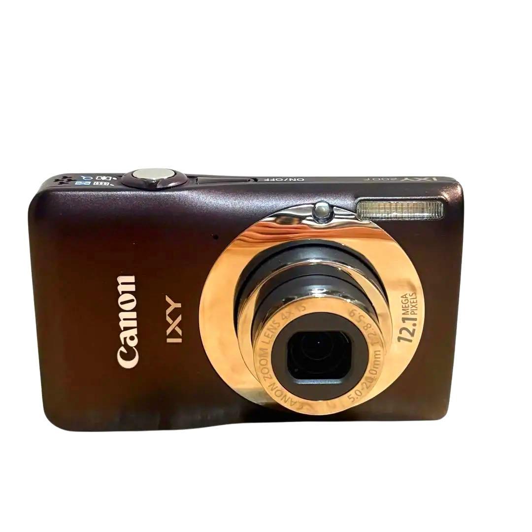 Canon IXY200F ブラウン デジカメ 充電器付 コンデジ