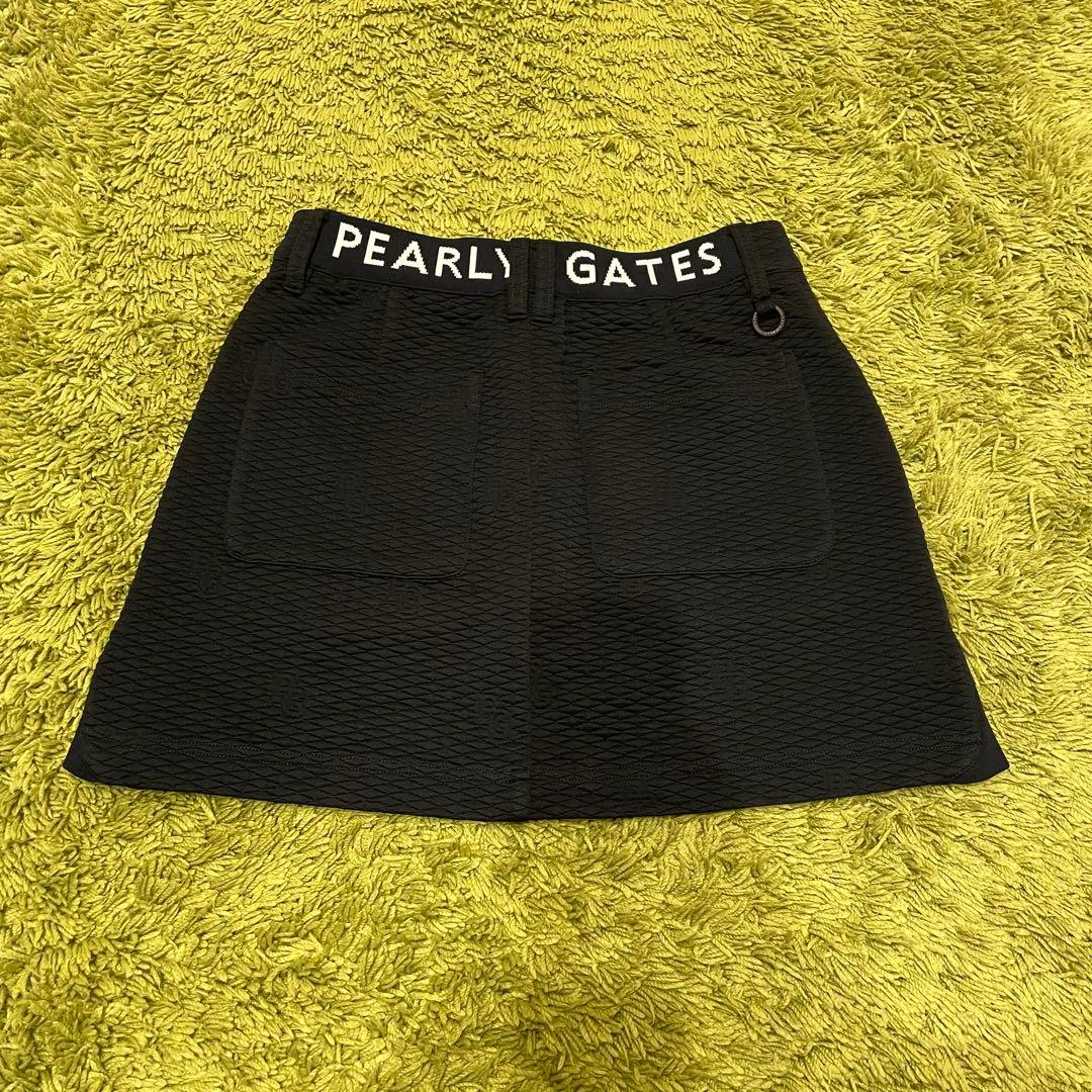 パーリーゲイツ PEARLYGATES スカート ネイビー 総柄 サイズ0