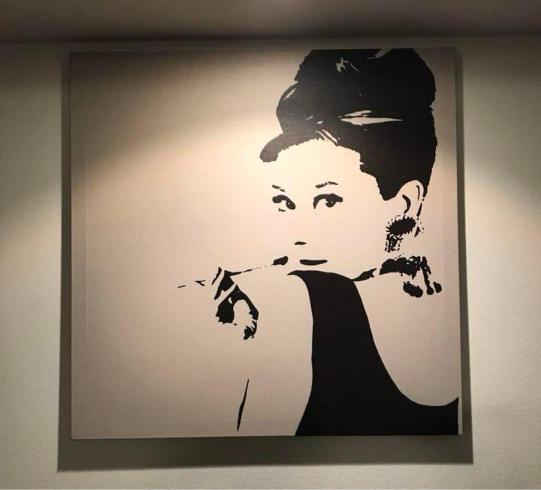 オードリーヘップバーン　パネルアート