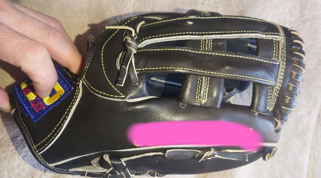 【美品】Sure Play 軟式グローブ STEER HIDE