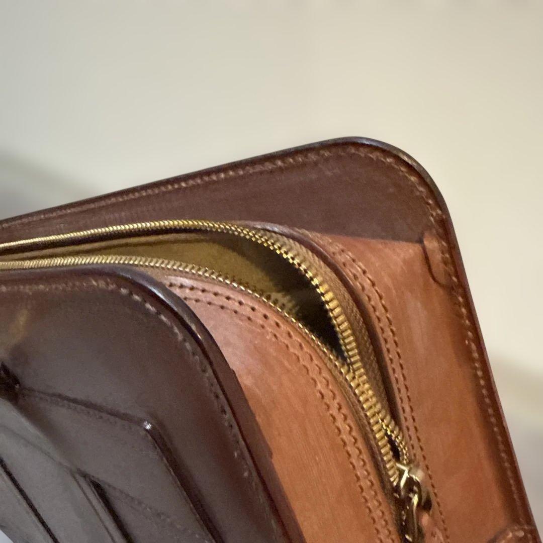 GANZO ガンゾ ブリーフケース ブライドルレザー ビジネスバッグ ロウ