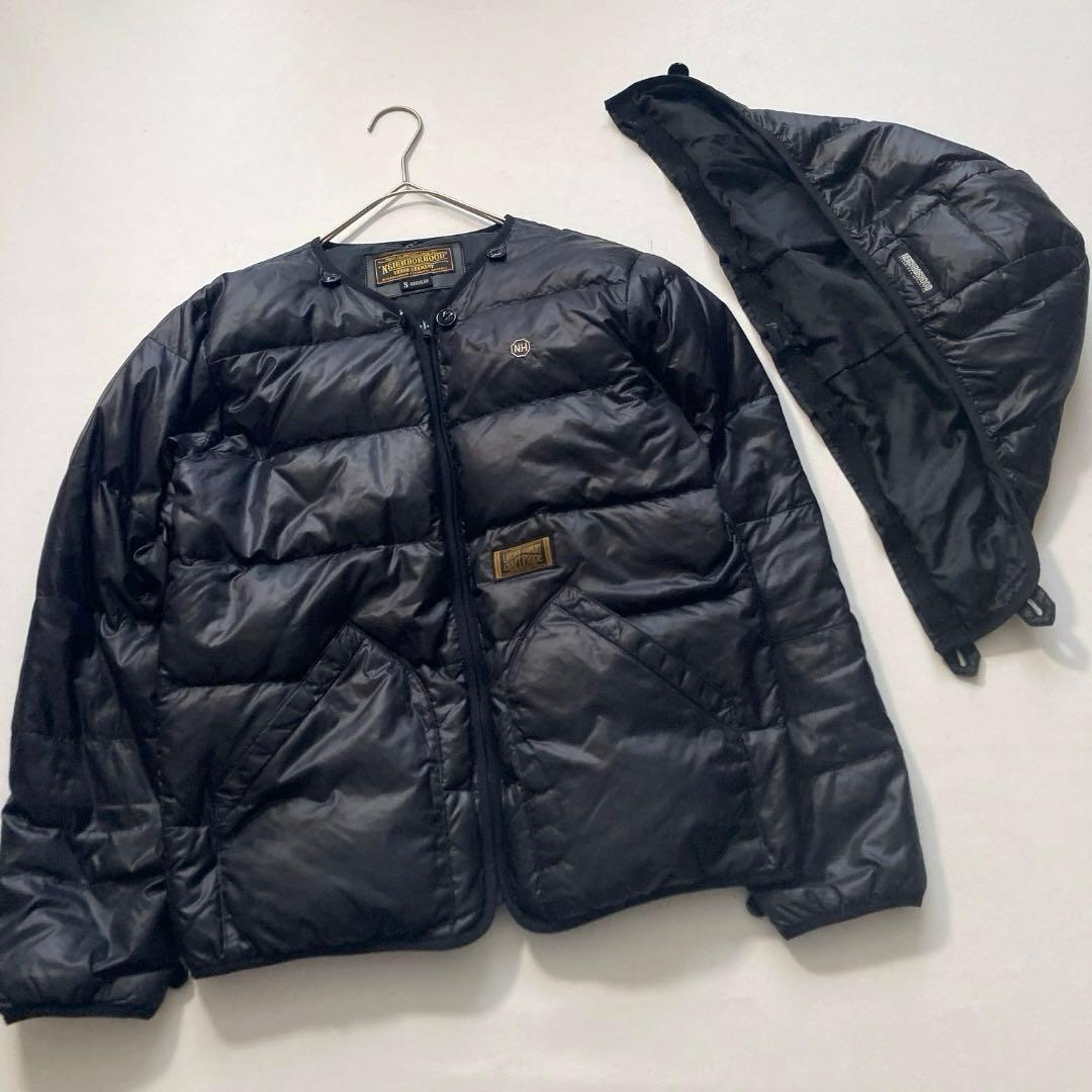 【わさび】ネイバーフッド BAL DOWN ダウンジャケット ブラック