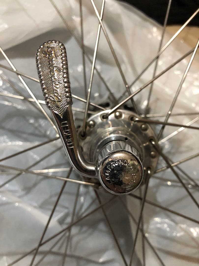 ビンテージMavic GP4M カンパニョーロCレコードハブ36H完組チューブラ