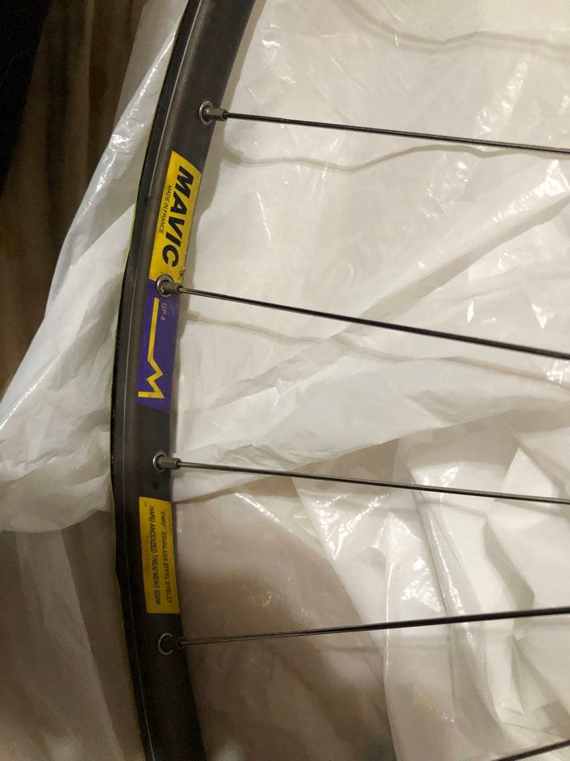 ビンテージMavic GP4M カンパニョーロCレコードハブ36H完組チューブラ