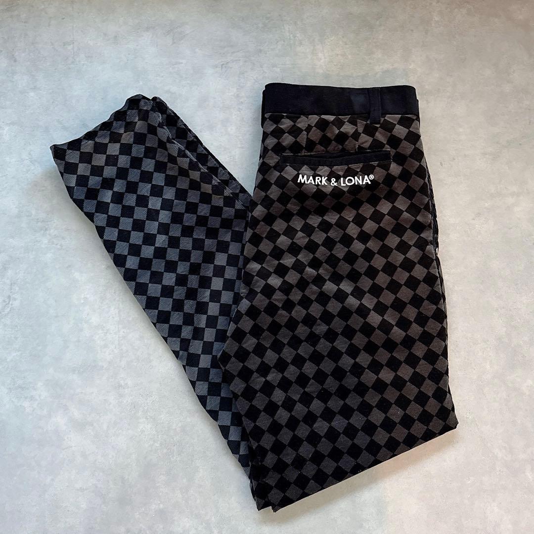 美品 ★ MARK&LONA コーデュロイ パンツ マーク&ロナ 正規品 黒