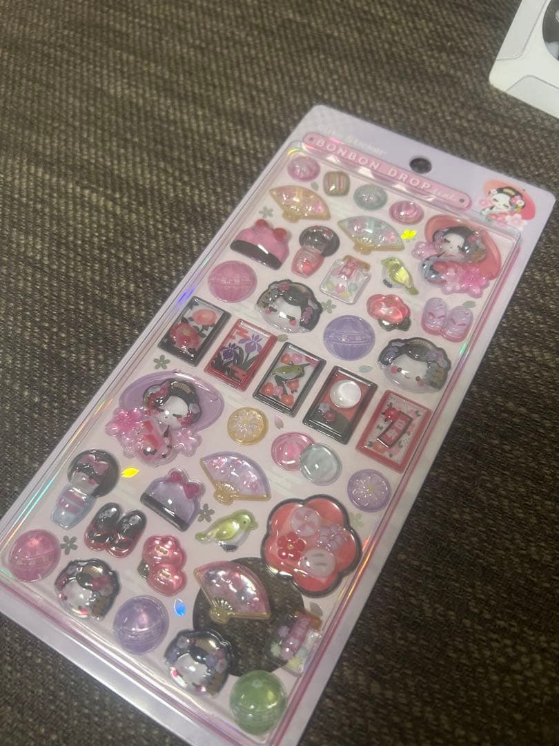 【クーリア正規品】 ボンボンドロップシール　和柄　7種セット