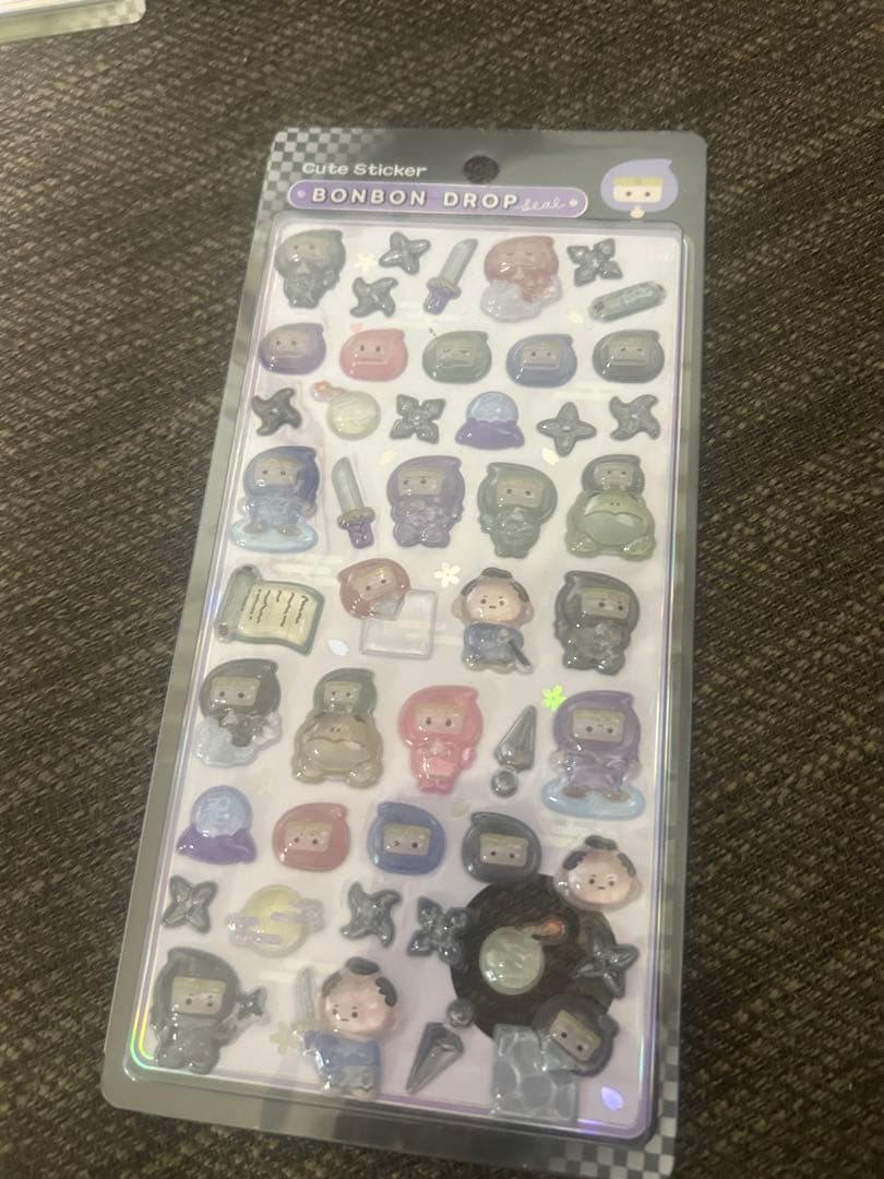 【クーリア正規品】 ボンボンドロップシール　和柄　7種セット