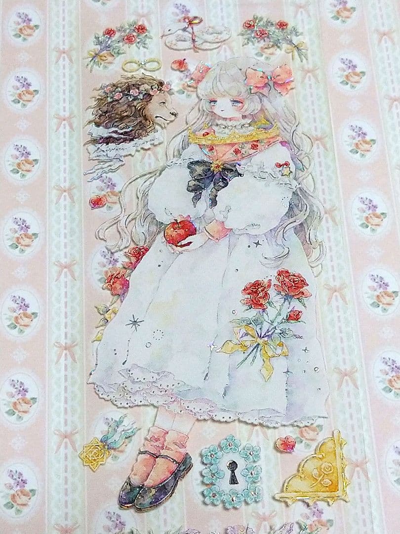 J1094＃枕边语(贝壳银)shine切り売り海外人物マステ