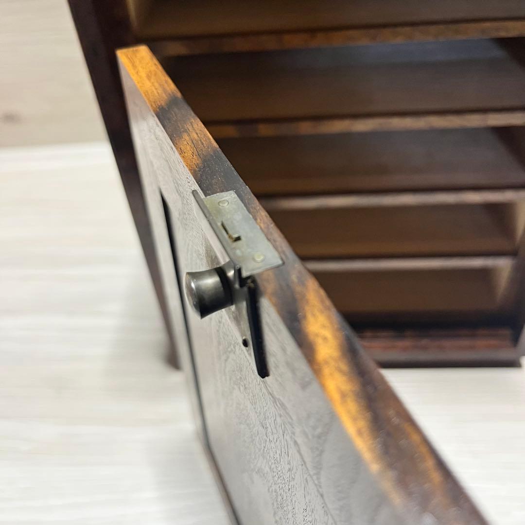 アンティーク　桑　小箪笥　５段引き出し