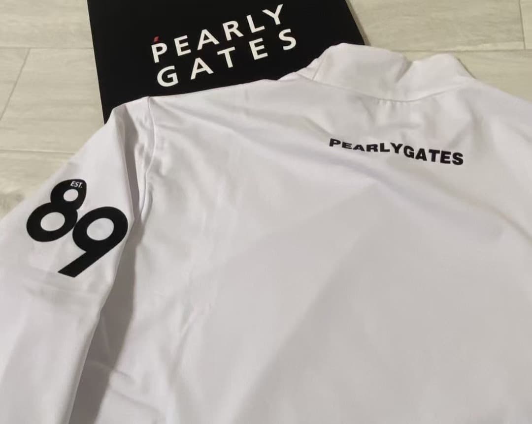 新品 正規品 パリーゲイツ89 裏毛起毛 厚手 極暖 白 サイズ5 L