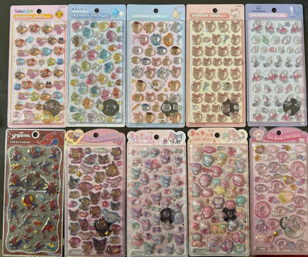 ボンボンドロップシール等　まとめ売り29点