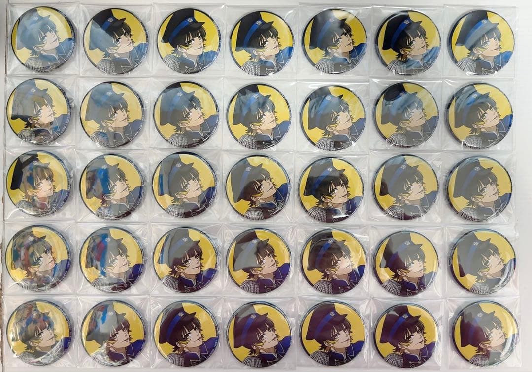 ブルーロック ナポレオンジャケット×鷹 蜂楽廻 缶バッジ