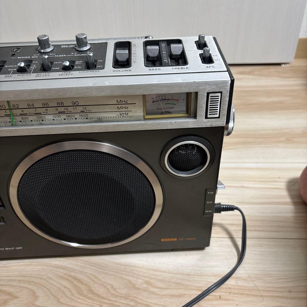 SONY CF-1980Ⅱラジオ・カセットプレーヤー グレー