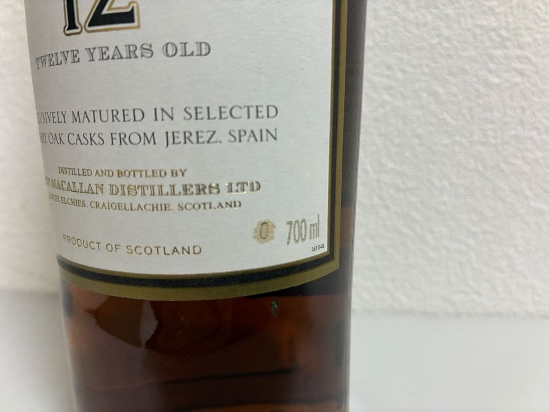 未開封★The Macallan 12年　ウイスキー マッカラン 700