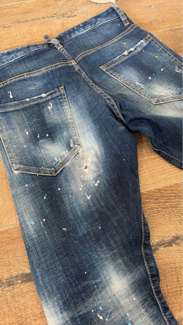 DSQUARED2 ペイントデニム　42