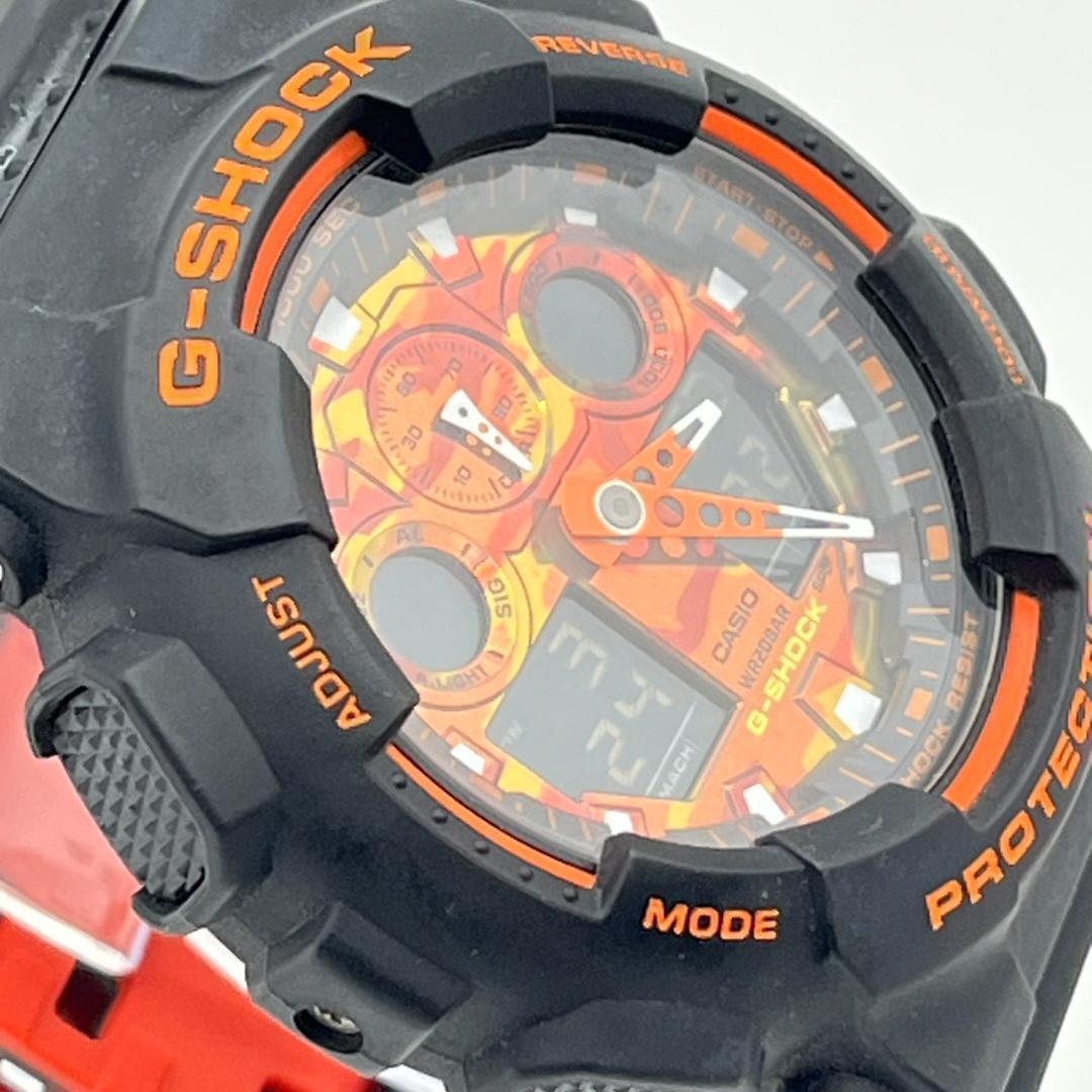 良品 カシオG-SHOCK 新品電池交換済み GA-100BR