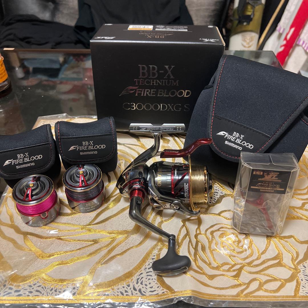 シマノ、19 BB-X ファイアブラッド テクニウム　C3000DXG S 右