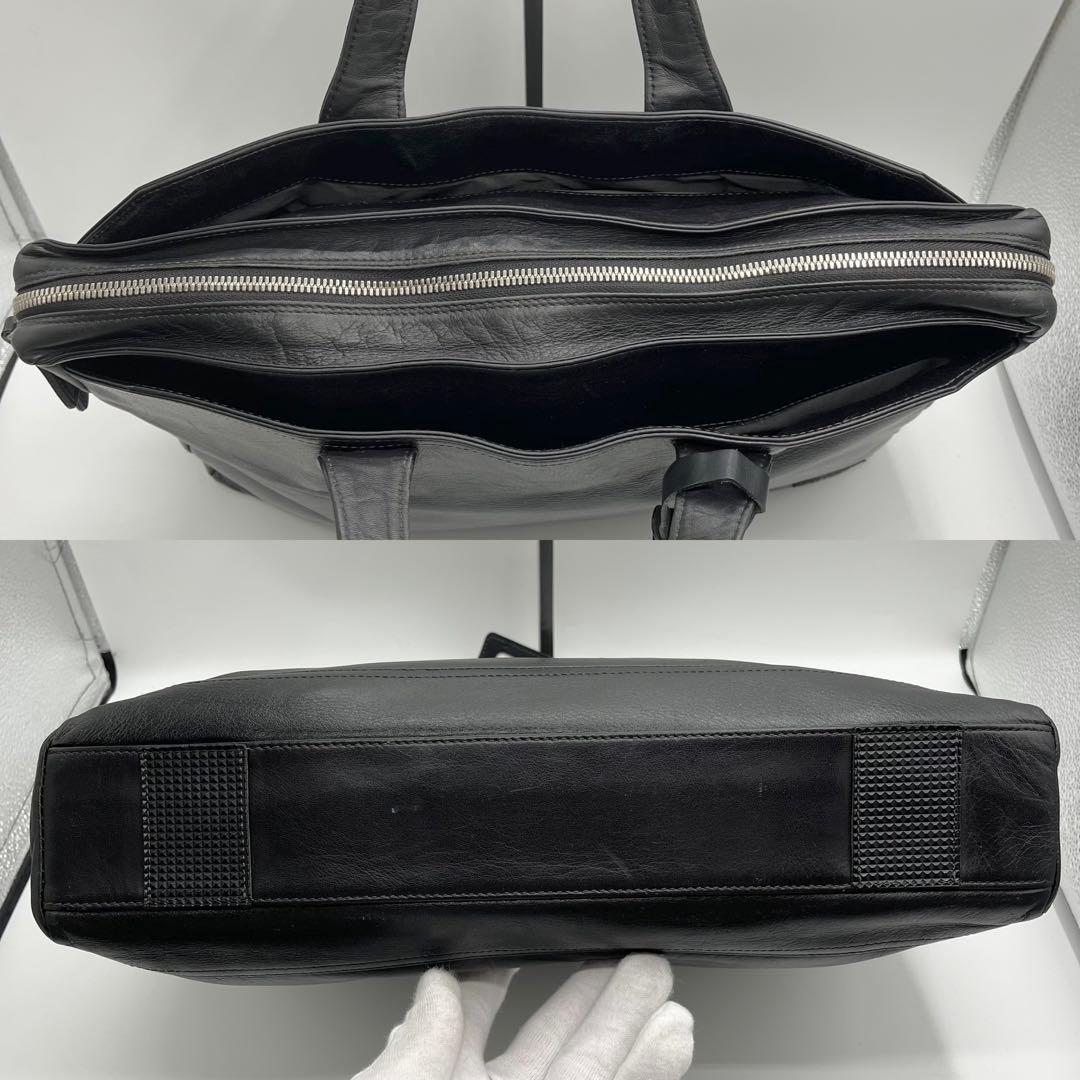 【希少】PORTER タウゼン オールレザー ブリーフケース　ビジネスバッグ　黒