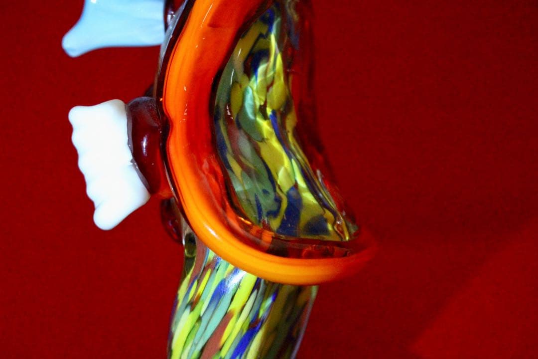 イタリア雑貨・ピエロコレクション【MURANO GLASS 赤の紳士】