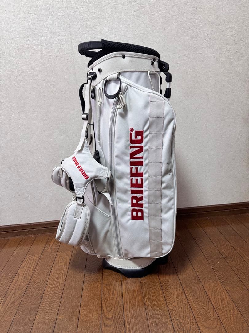 BRIEFING ホワイト キャディバッグ