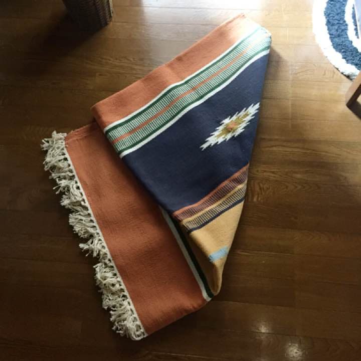 ネイティブ柄 ラグマット