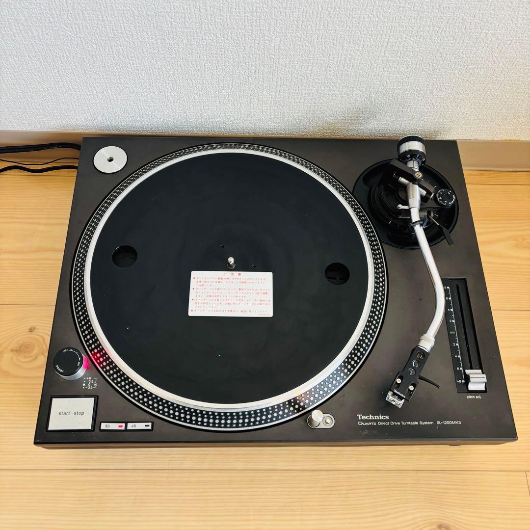 【美品】Technics SL-1200 MK3 テクニクス　レコードプレーヤー