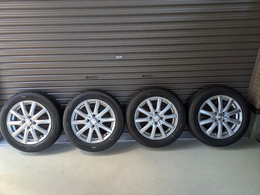 S*信様 タイヤ新車外し 100/4H 165/65R15 15インチアルミ 4