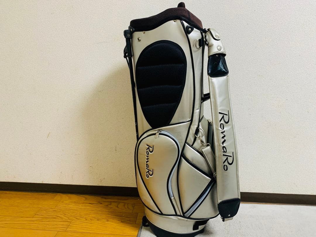 【早い者勝ち・大人気】RomaRo シルバー キャディバッグ