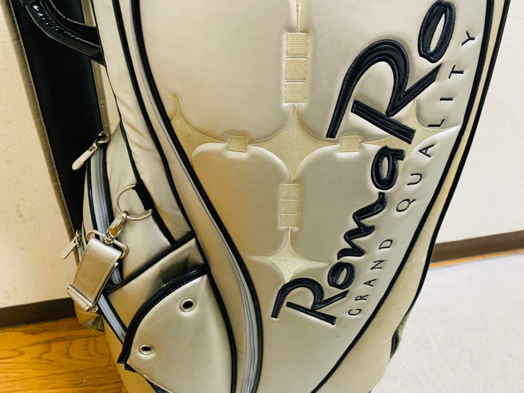 【早い者勝ち・大人気】RomaRo シルバー キャディバッグ