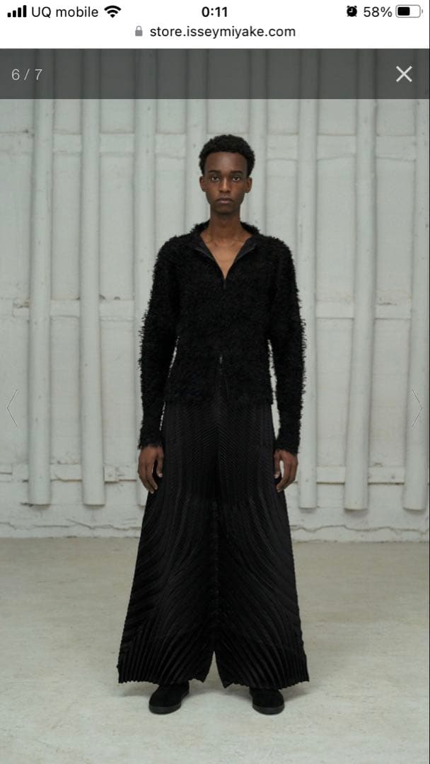 イッセイミヤケ　GEMプリーツパンツ