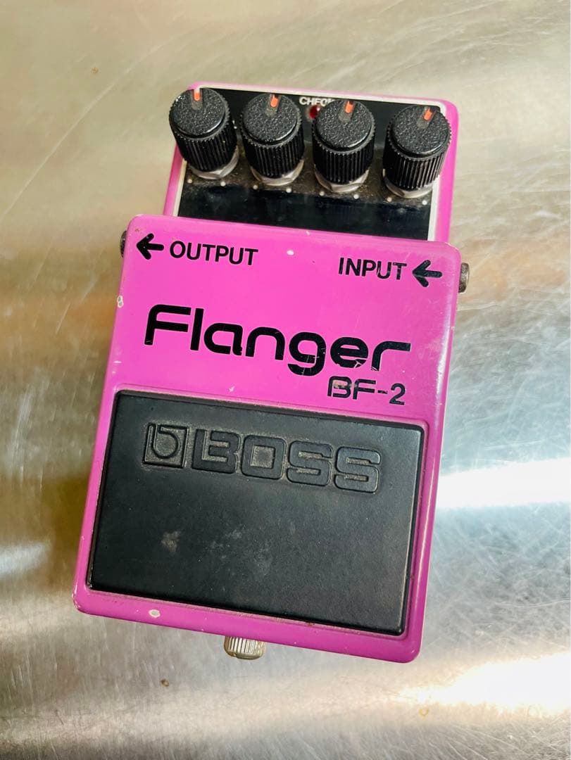 BOSS Flanger BF-2 日本製 ビンテージ　フランジャー　銀ネジ