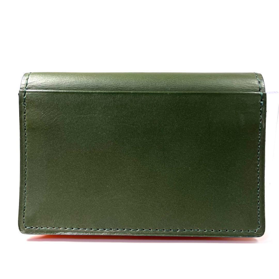 ✨新品✨ポールスミス✨グリーン✨ボタン付き✨名刺入れ✨PaulSmith✨未使用