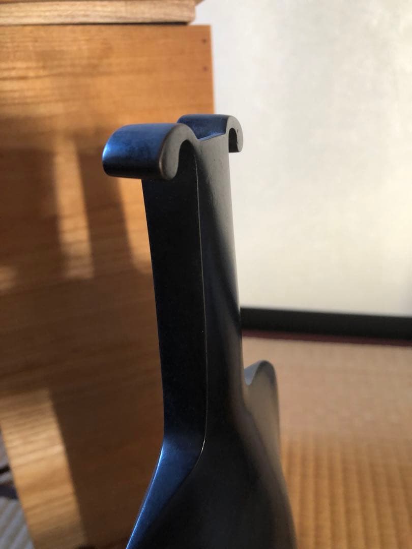 鋳銅　一輪挿し　『華』峰一作　共箱入