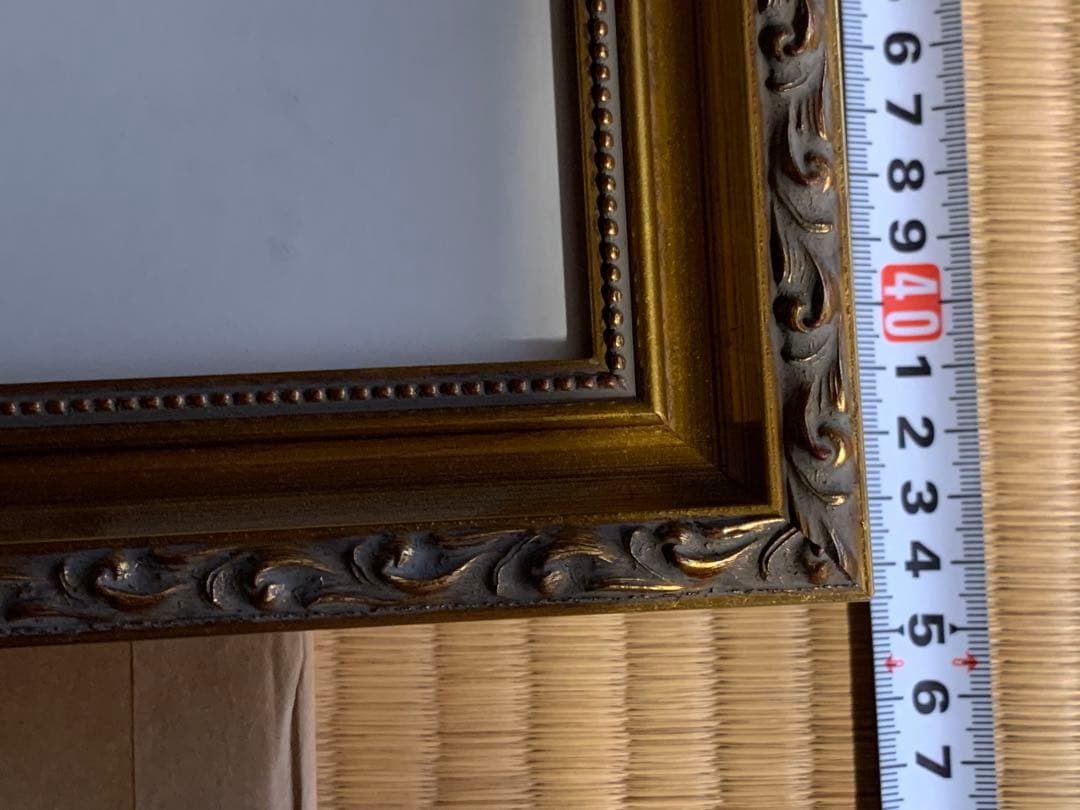 風景画 作家 オリバー 作品名 糸杉のある242/250 額サイズ55x43c