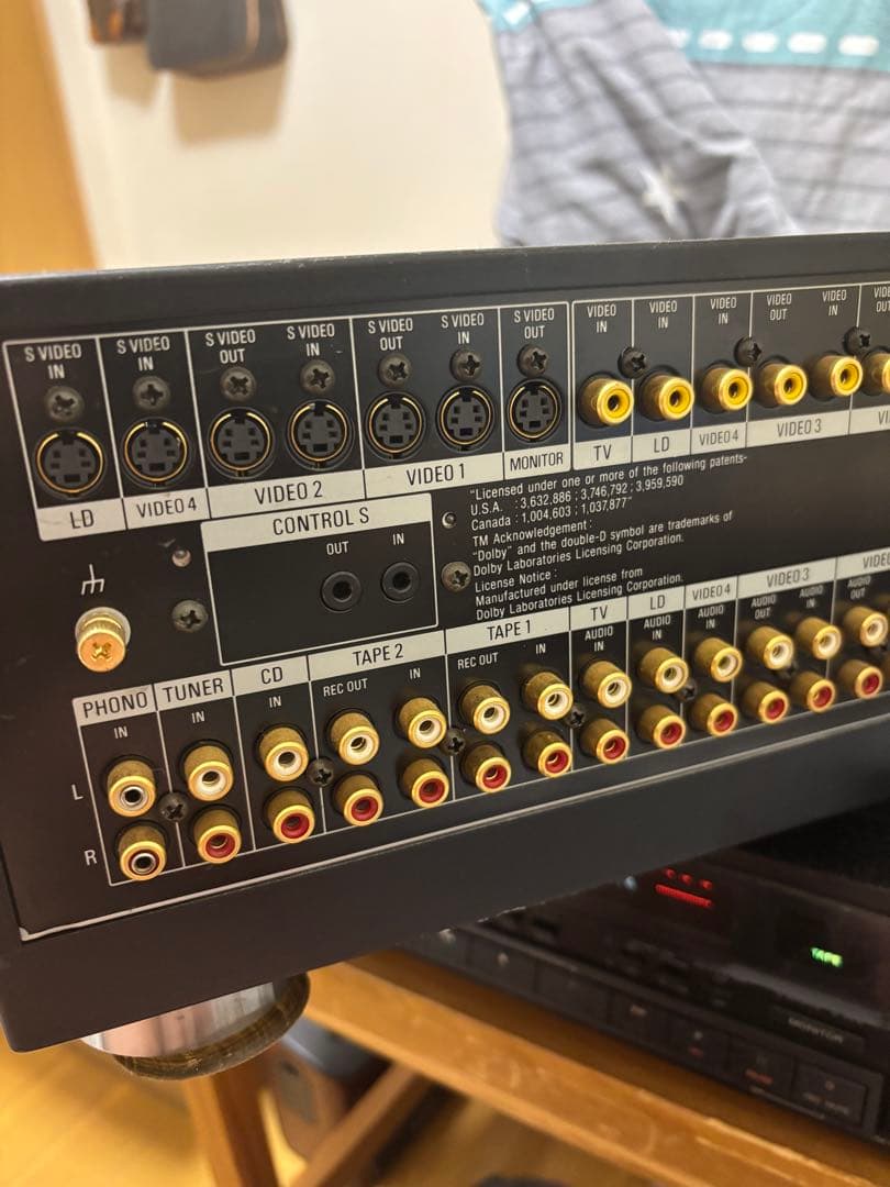 リリSONY TC-K555es2とTA-AV670アンプセット