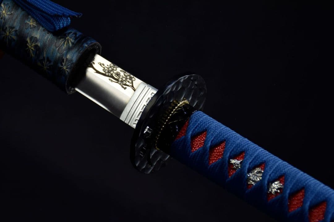 3019-武具 刀装具 日本刀　模造刀 居合刀 武士道 武蔵 鑑賞用 手鍛造打