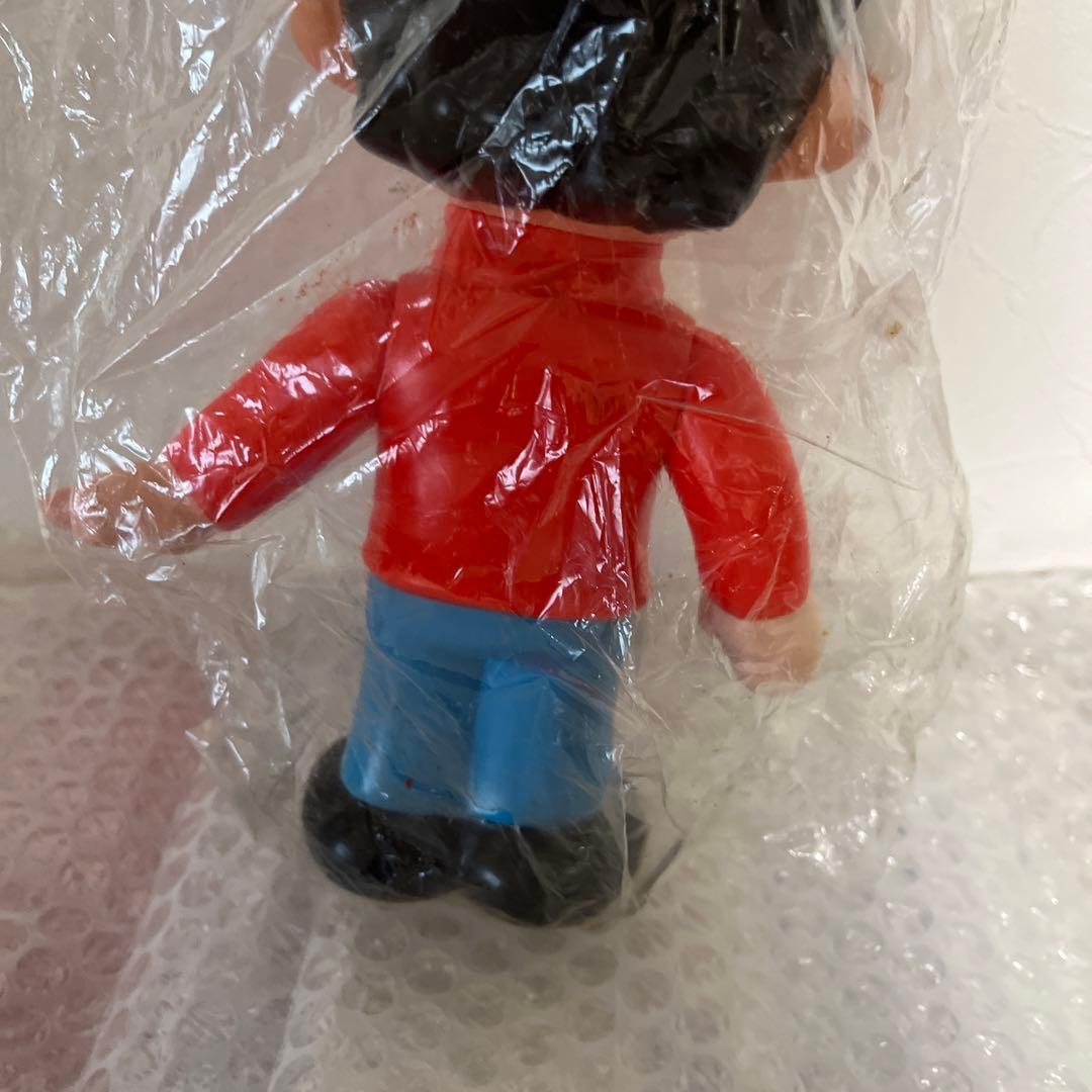 ⚠️デッドストック　ど根性ガエル　ひろし　ソフビ　昭和レトロ　放送当時物