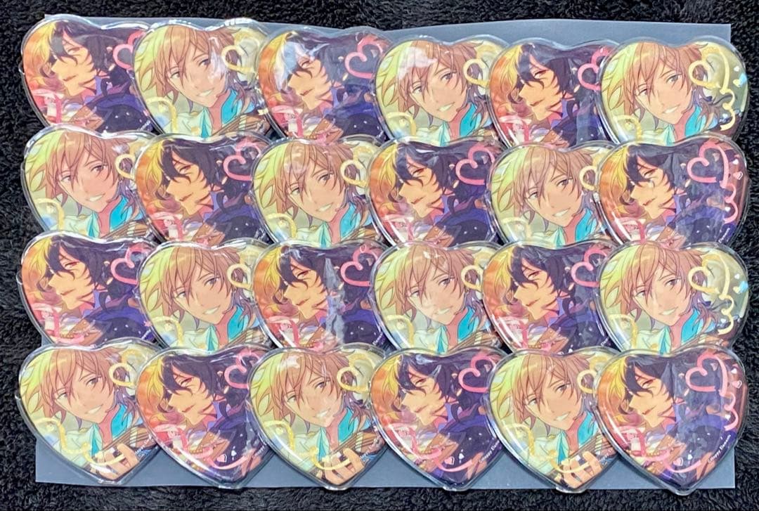 あんさんぶるスターズ！！　UNDEAD　朔間零・羽風薫　ハート缶バッジ